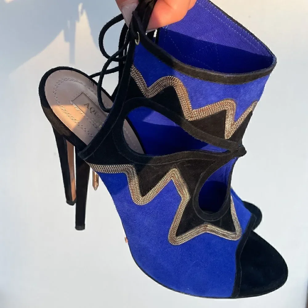 Aquazzura Neiman Marcus Sexy on the Beach Heels size 38.5 - 8.5